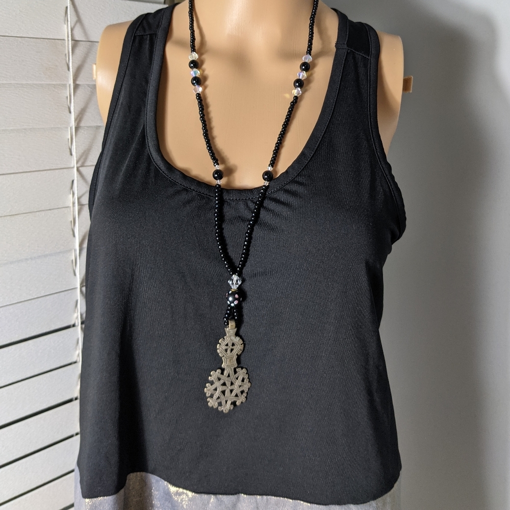Vintage Necklace and earrings handmade